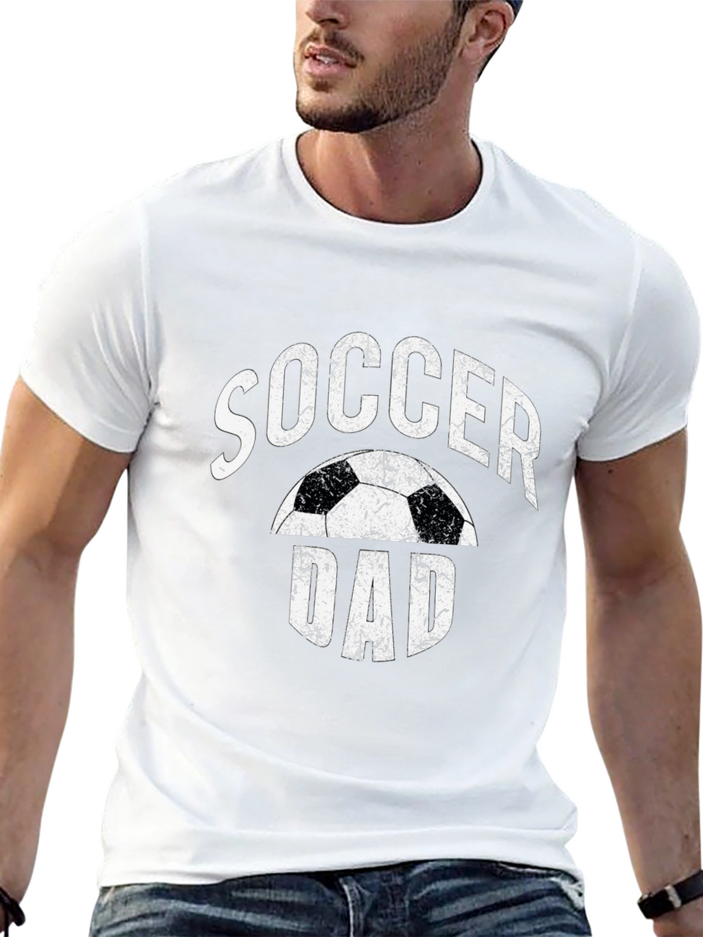 Soccer Dad Graphic T-Shirt - Black