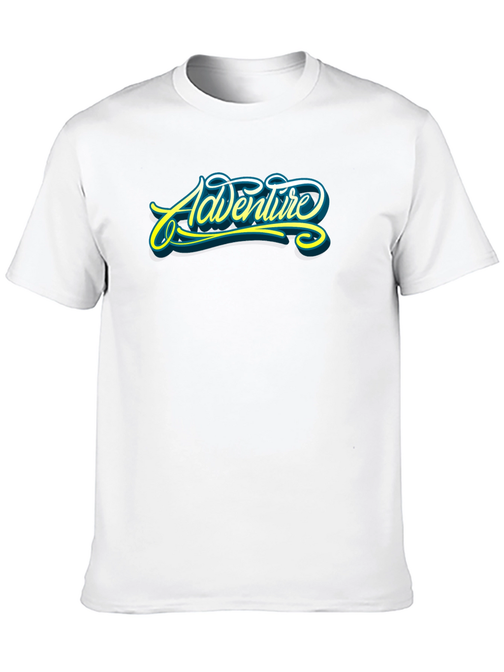 Adventure Graphic Print Black T-Shirt