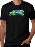 Adventure Graphic Print Black T-Shirt