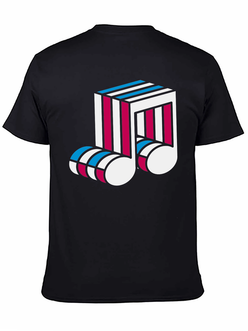 Abstract Music Note Graphic Tee