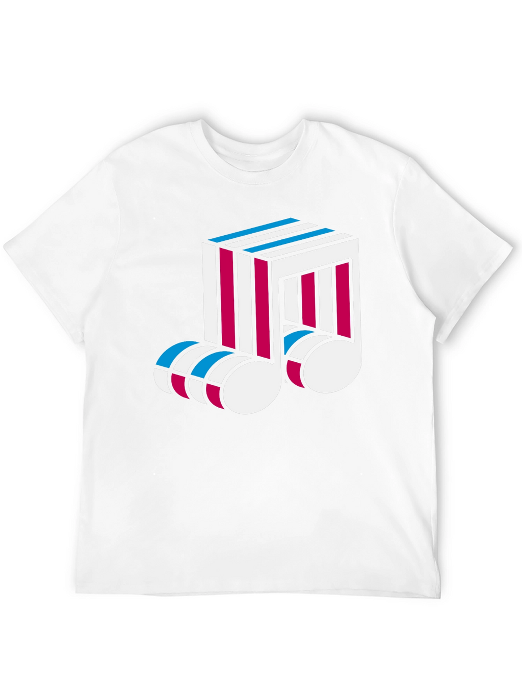 Abstract Music Note Graphic Tee