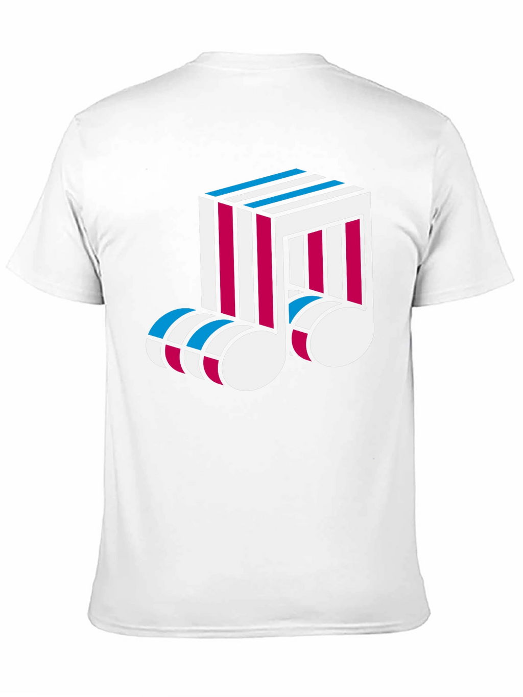 Abstract Music Note Graphic Tee