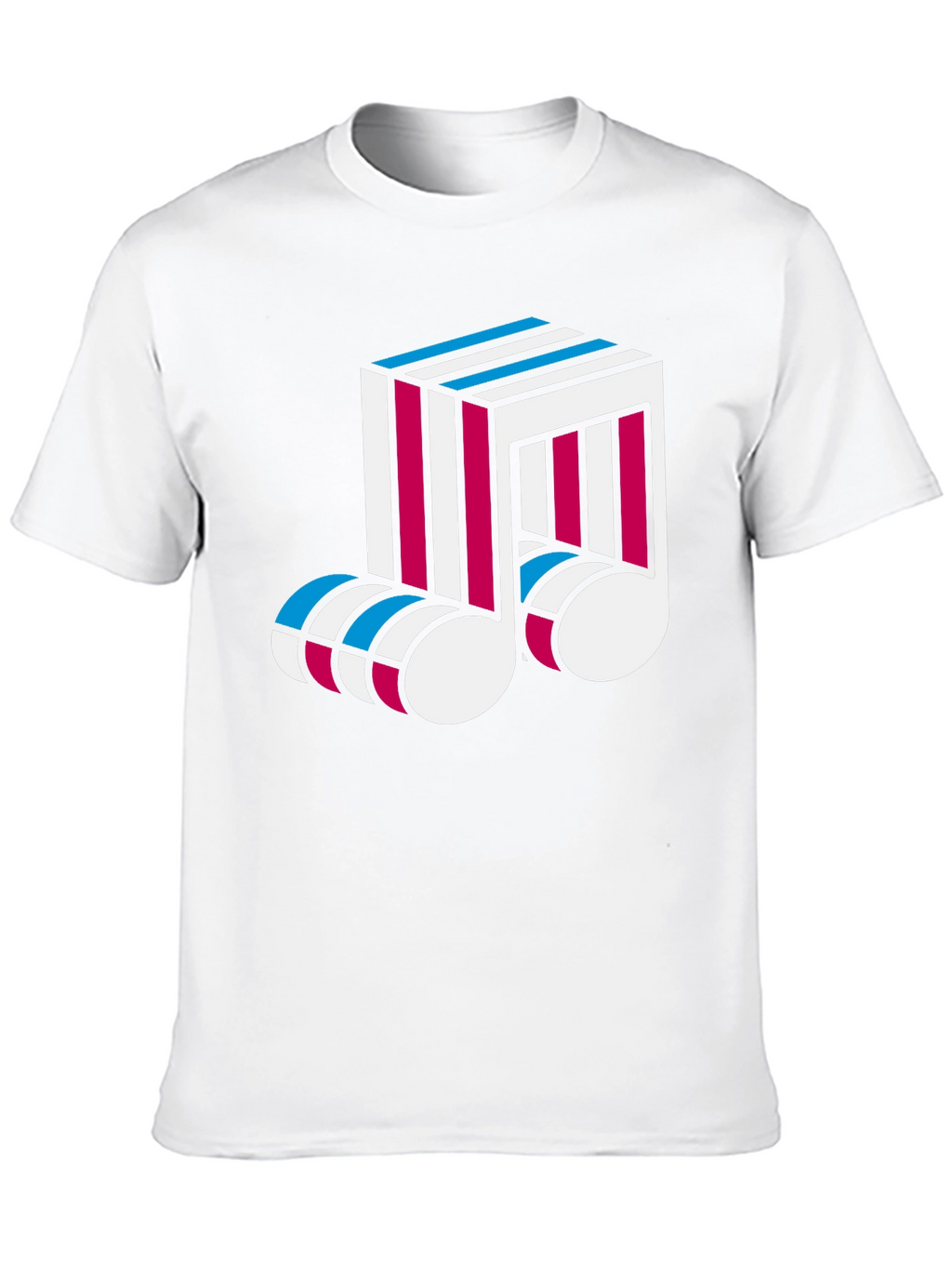 Abstract Music Note Graphic Tee
