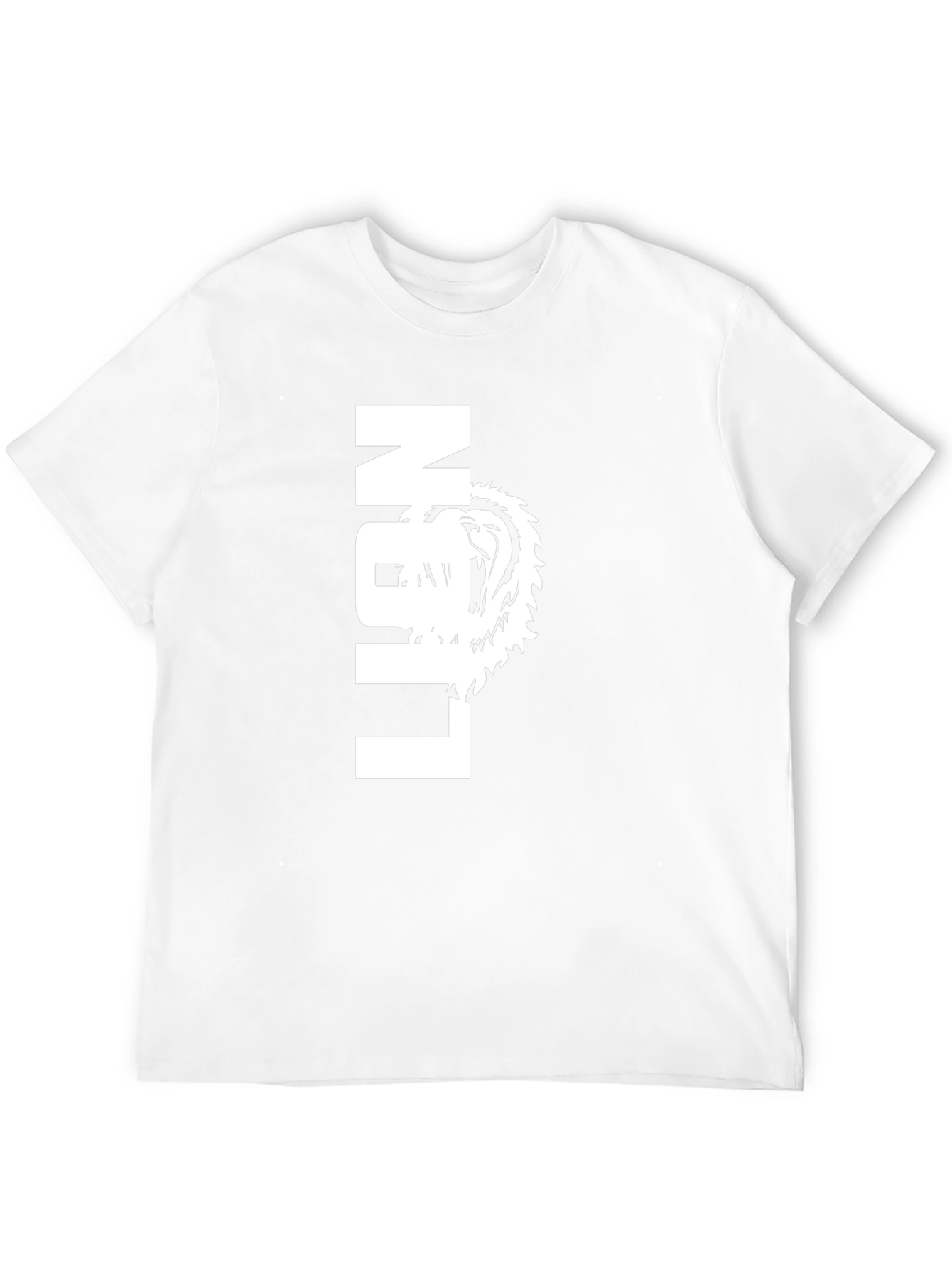 Lion Graphic Tee - Bold Black T-Shirt