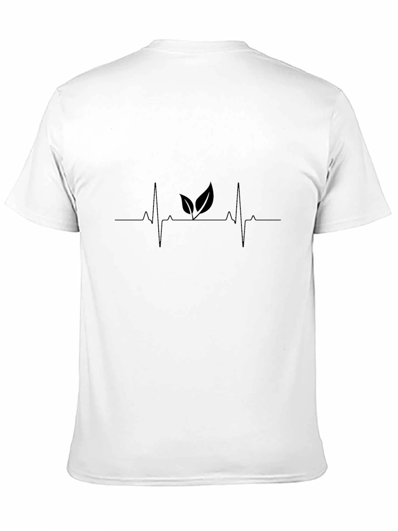 Nature Lovers Heartbeat Black T-Shirt