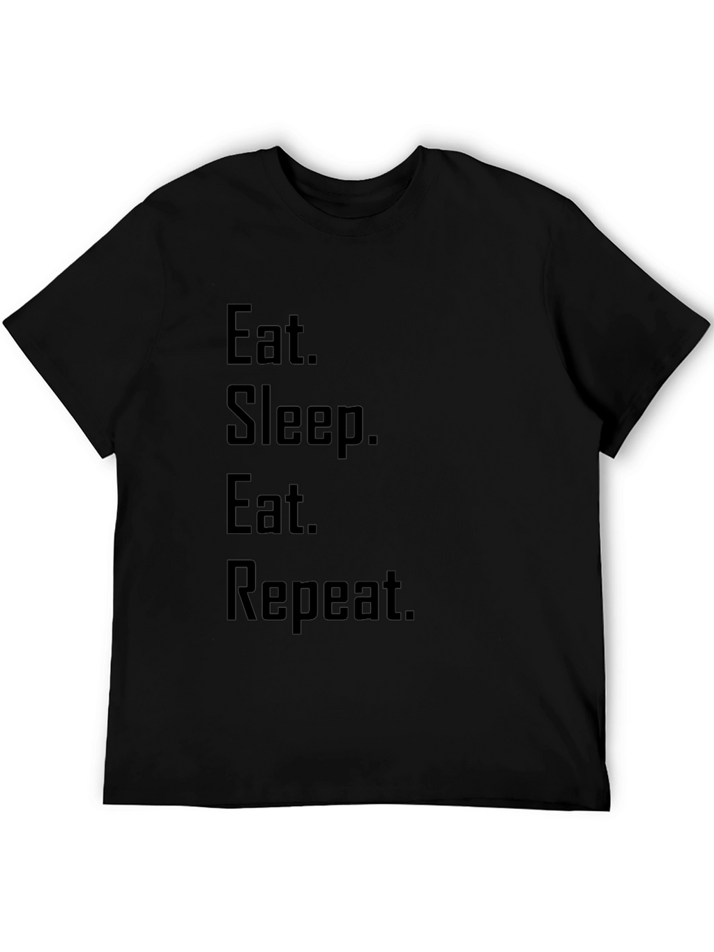 Eat Sleep Eat Repeat Graphic T-Shirt