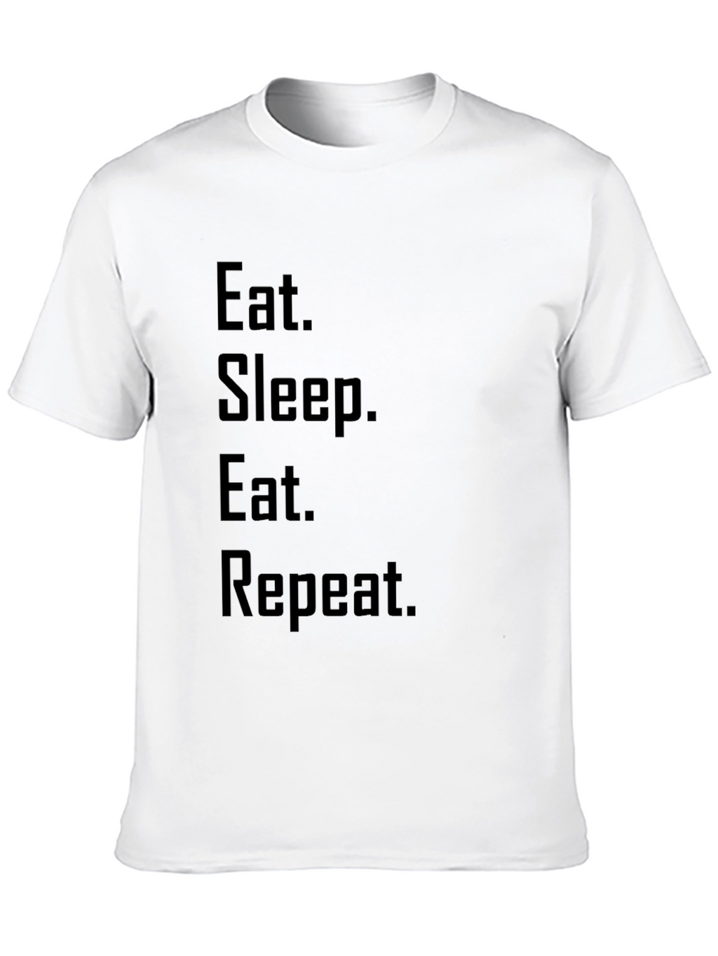 Eat Sleep Eat Repeat Graphic T-Shirt
