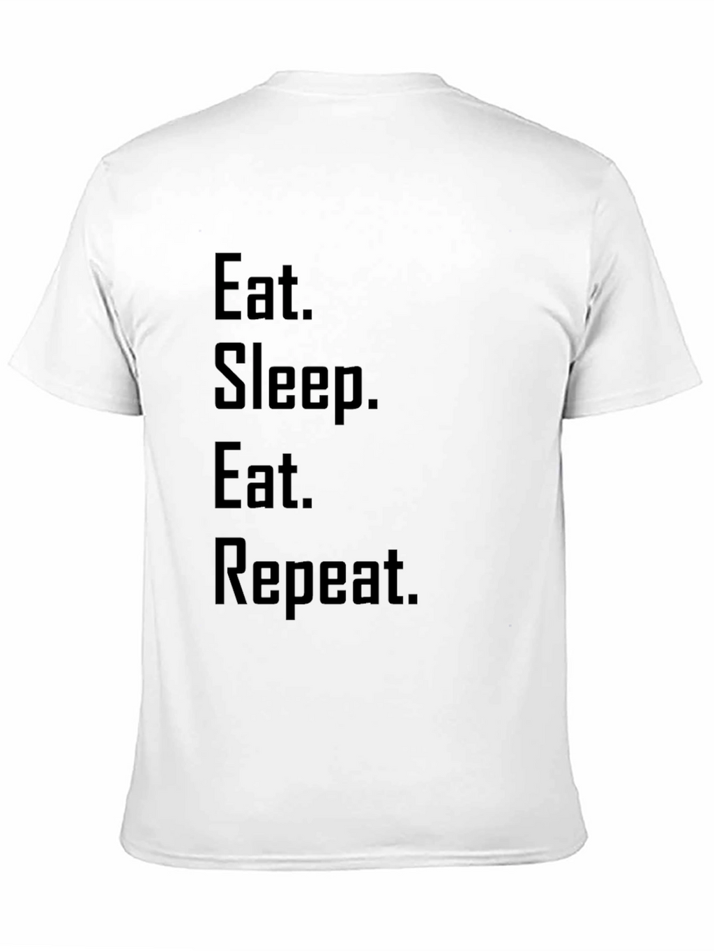 Eat Sleep Eat Repeat Graphic T-Shirt