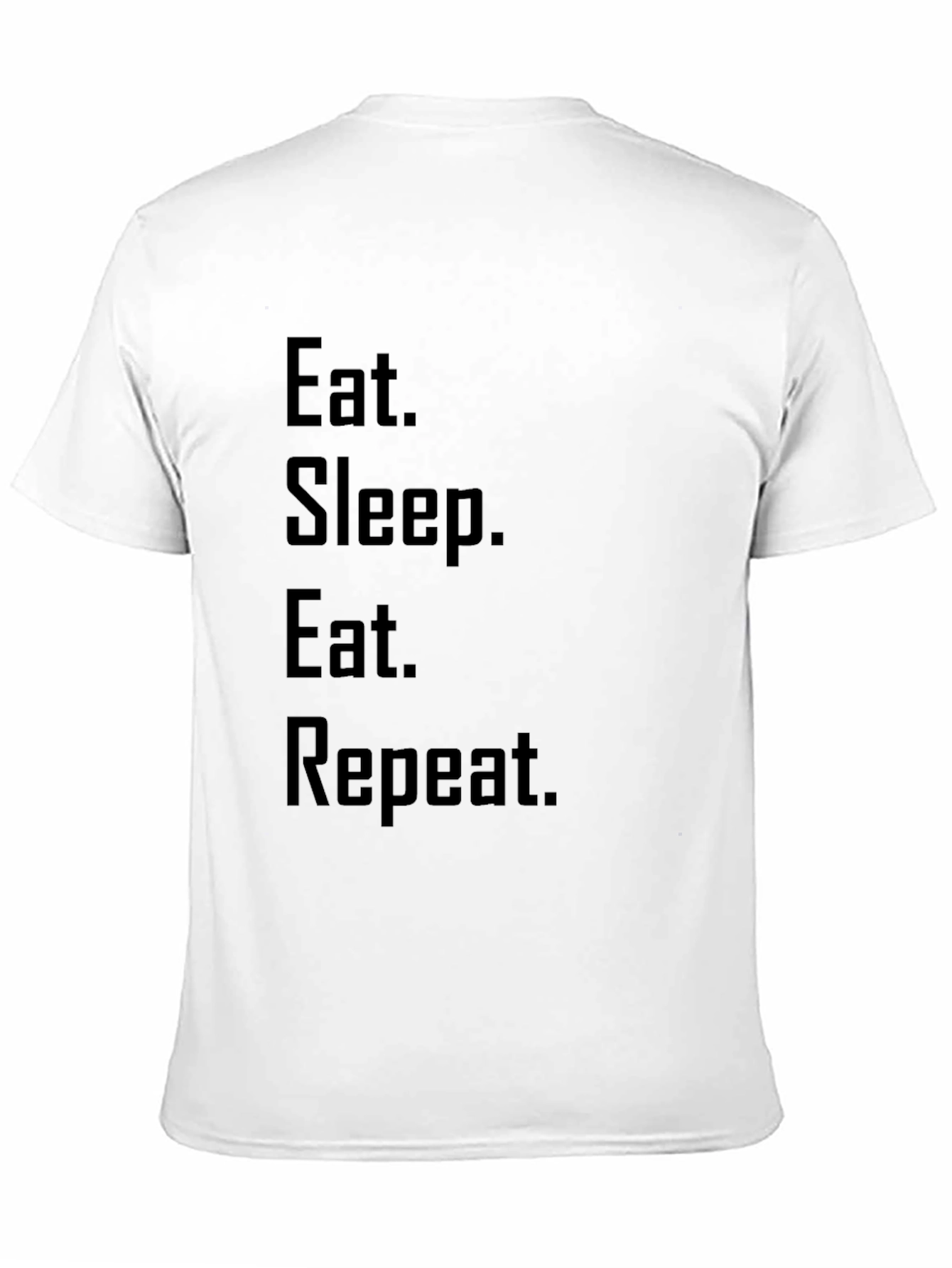Eat Sleep Eat Repeat Graphic T-Shirt