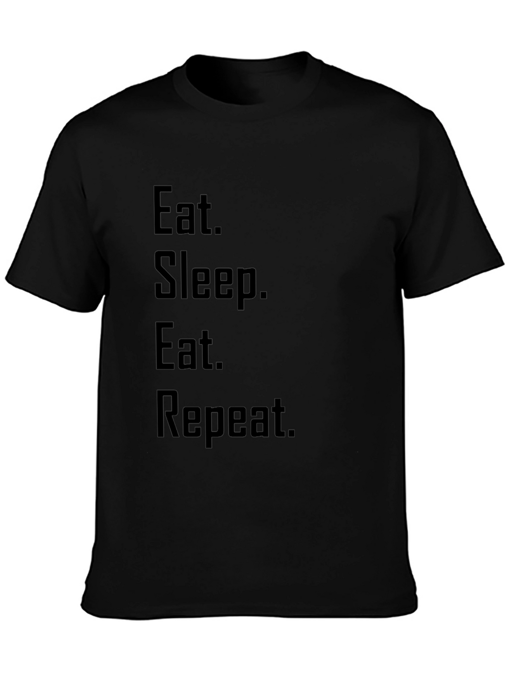 Eat Sleep Eat Repeat Graphic T-Shirt