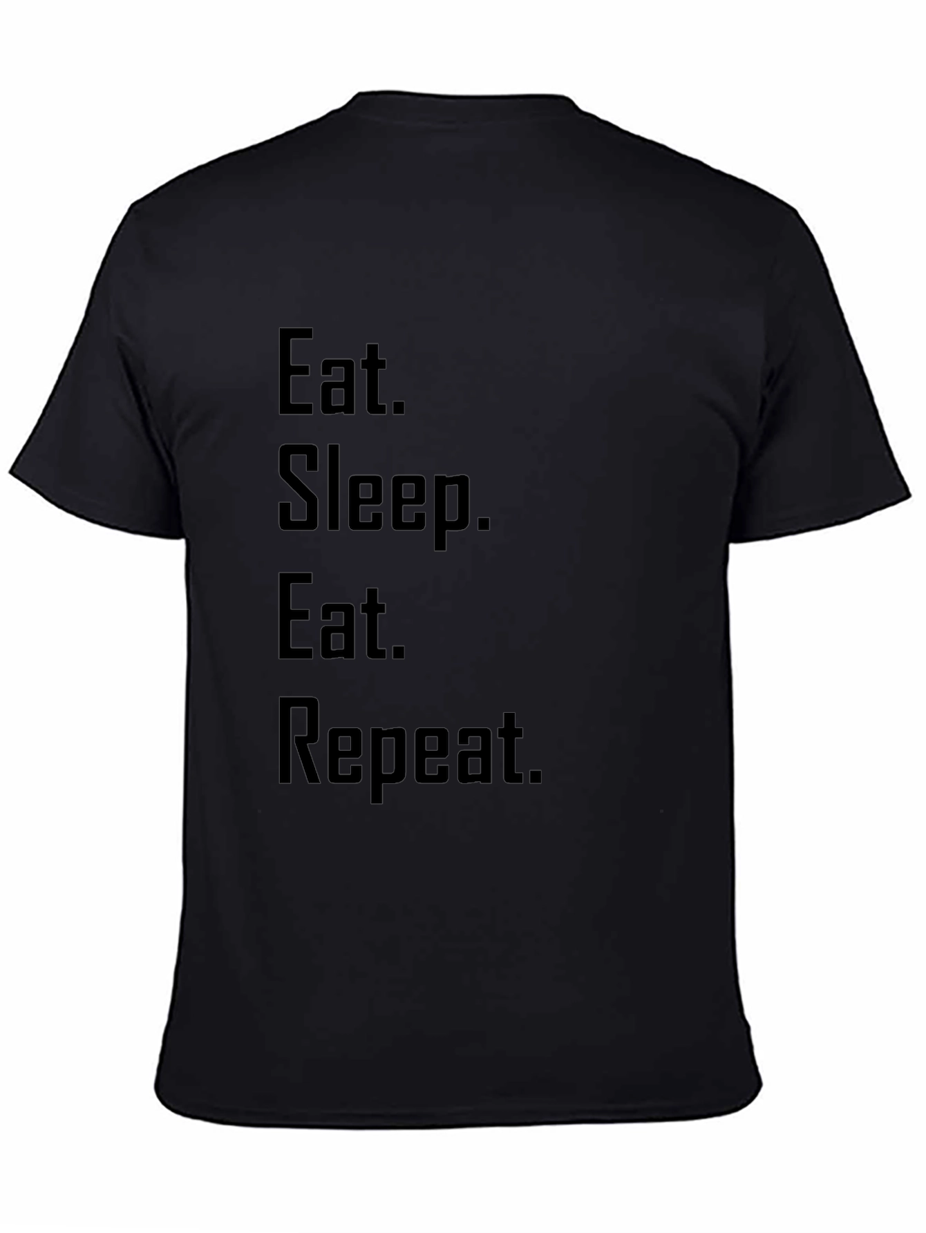 Eat Sleep Eat Repeat Graphic T-Shirt