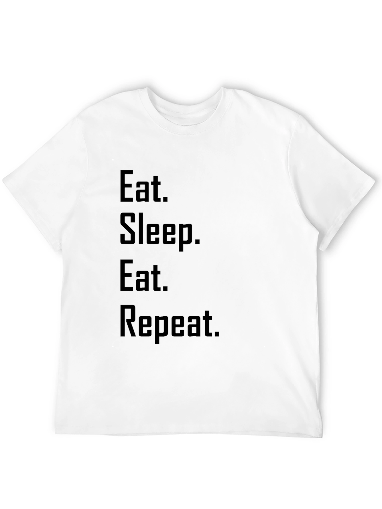 Eat Sleep Eat Repeat Graphic T-Shirt