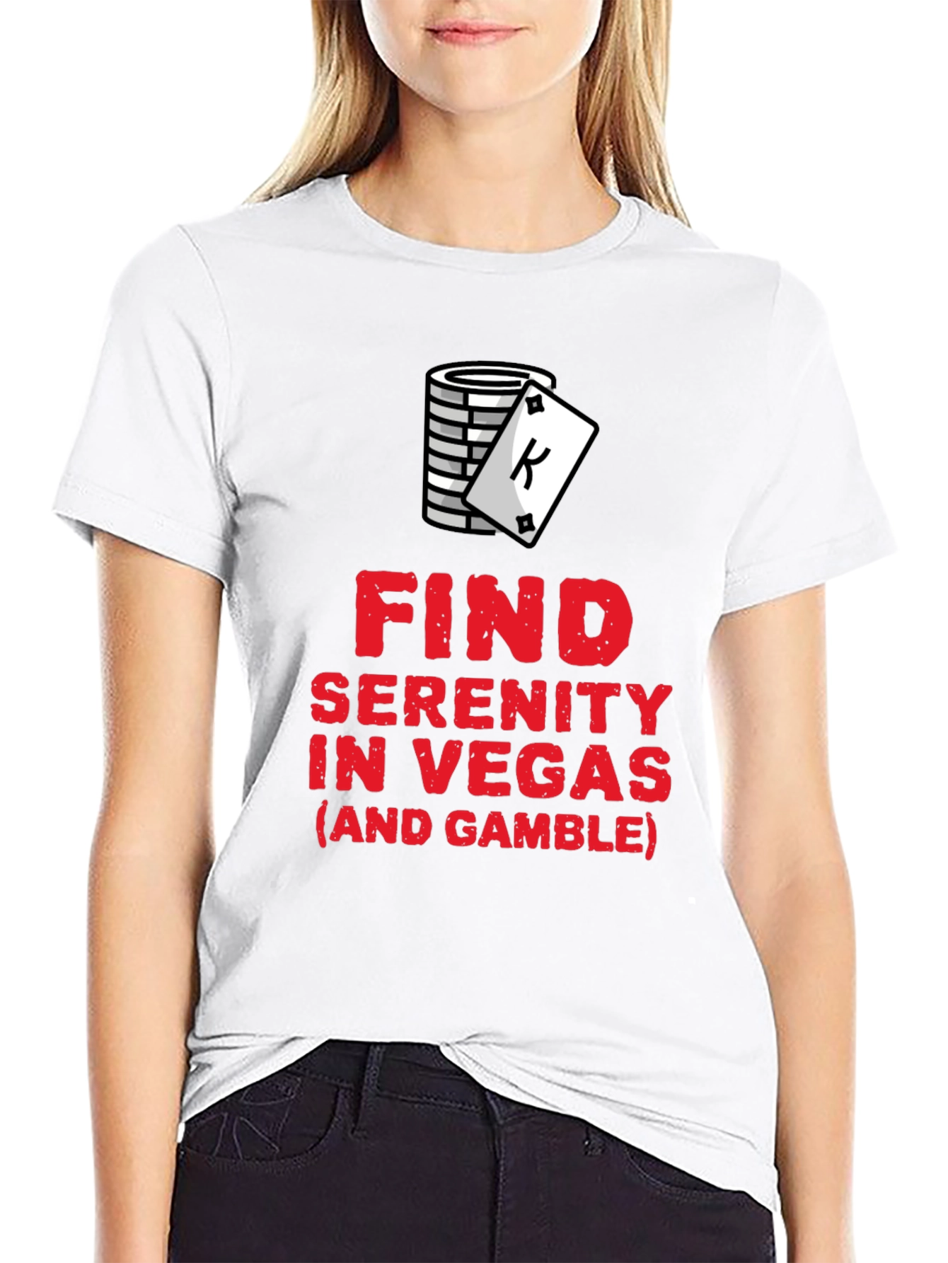 Find Serenity in Vegas Graphic T-Shirt
