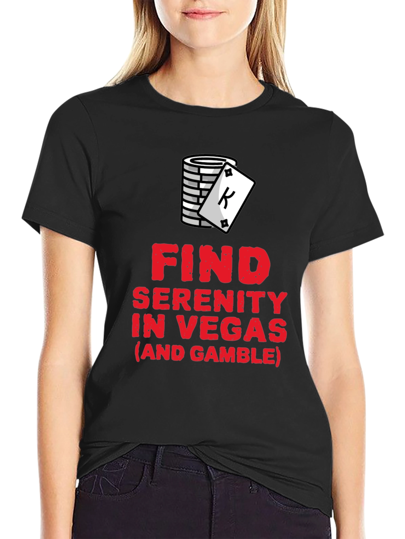 Find Serenity in Vegas Graphic T-Shirt
