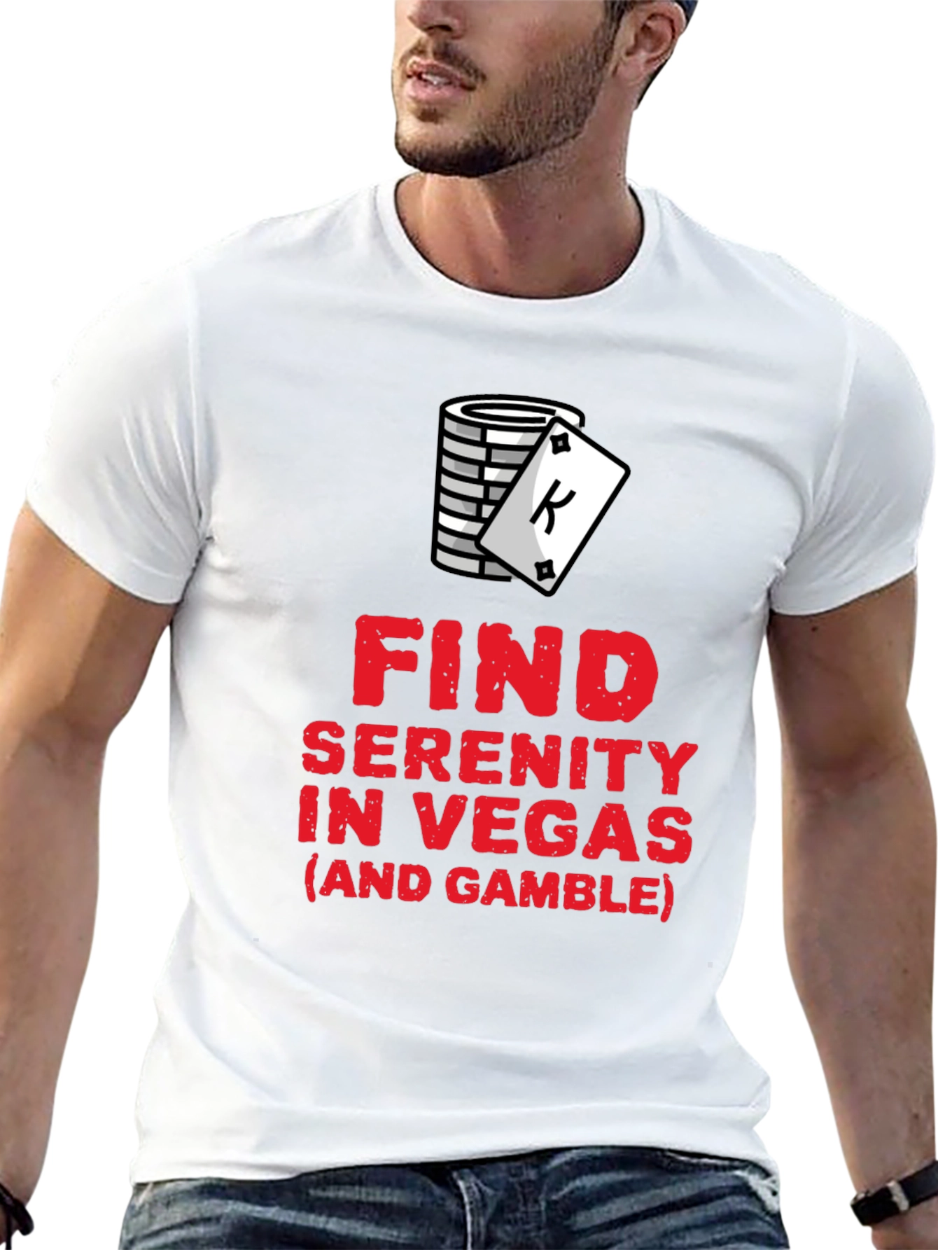 Find Serenity in Vegas Graphic T-Shirt