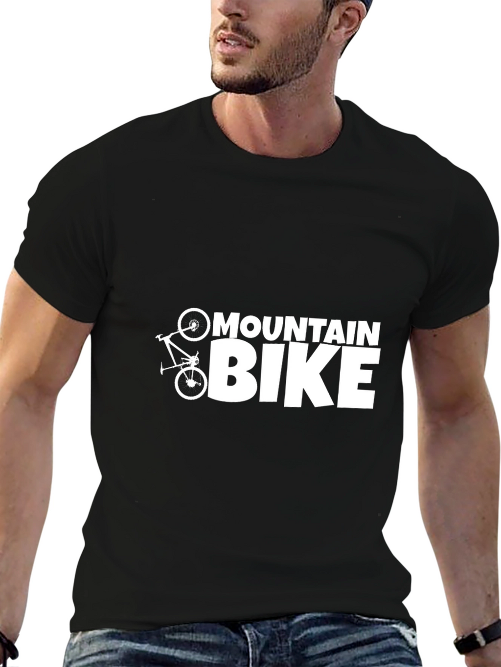 Mountain Bike Graphic Tee - Black