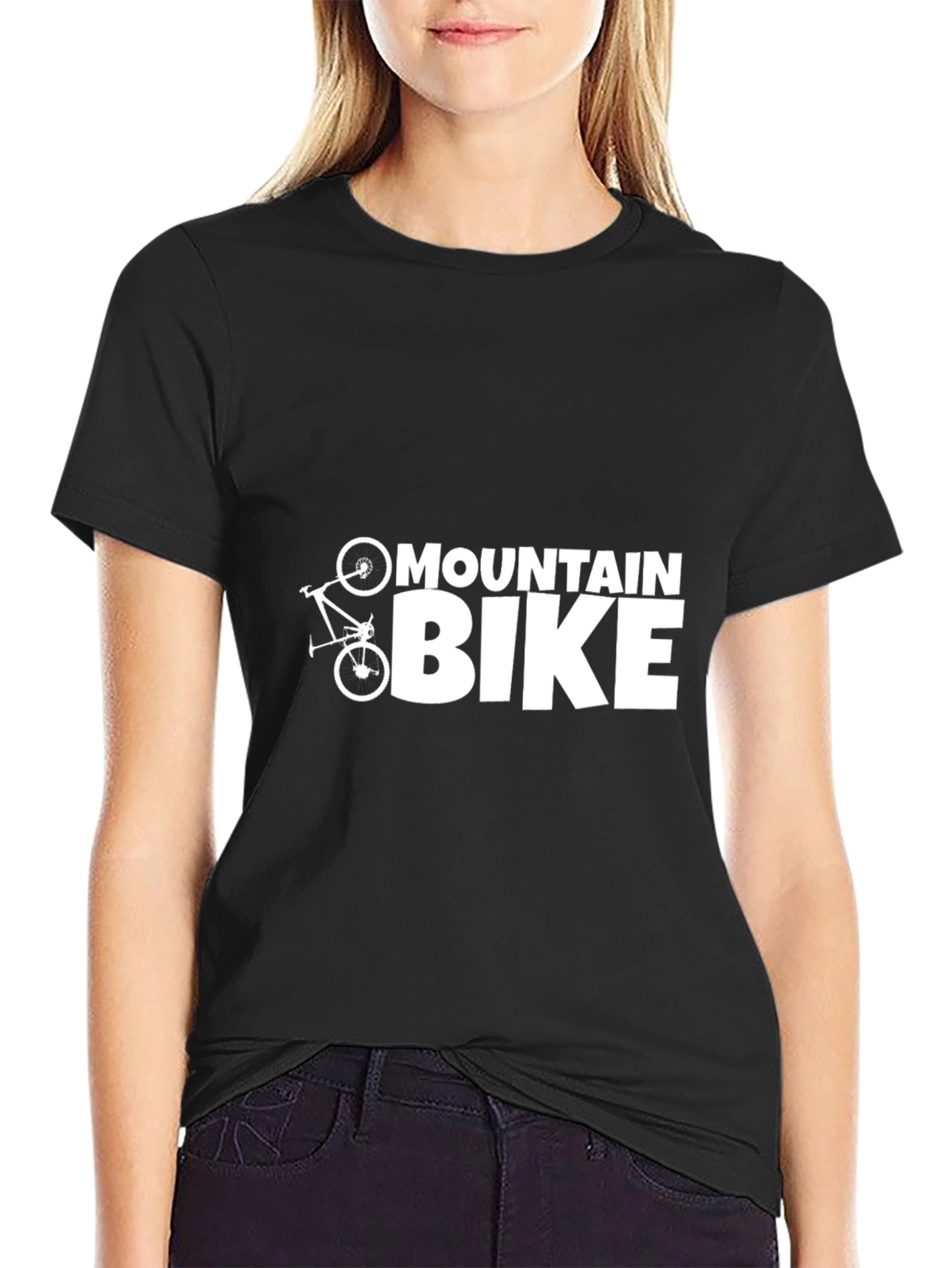 Mountain Bike Graphic Tee - Black