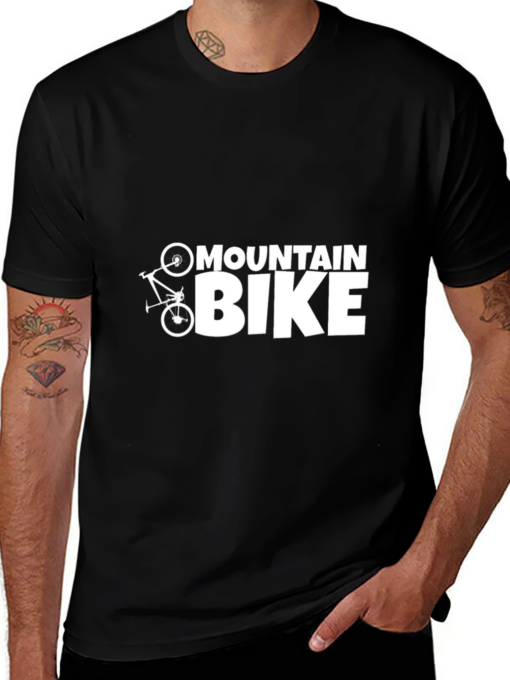 Mountain Bike Graphic Tee - Black