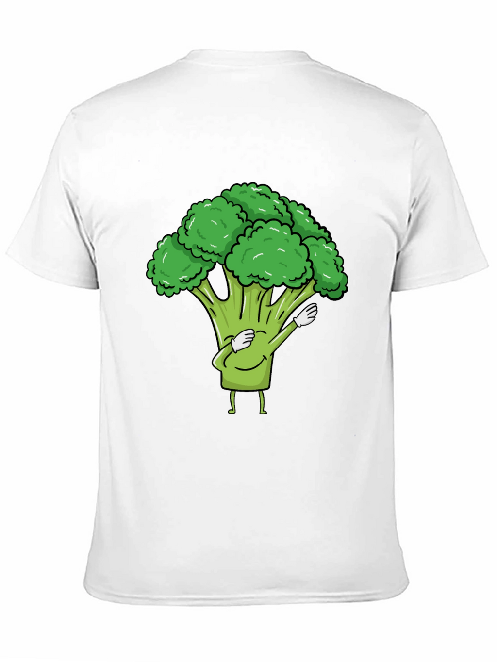 Broccoli Dab Black T-Shirt - Fun Vegetable Tee