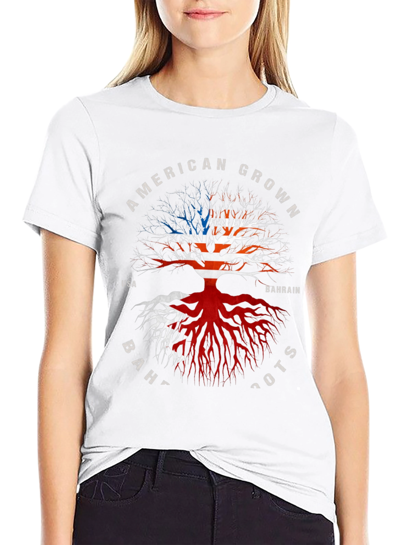 American Grown Bahrain Roots T-Shirt