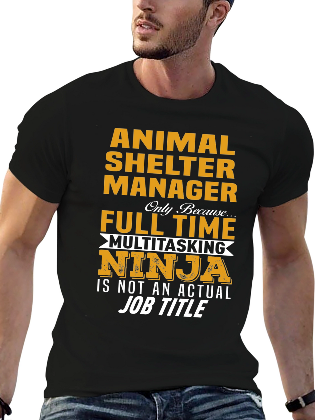Animal Shelter Manager Multitasking Ninja T-Shirt