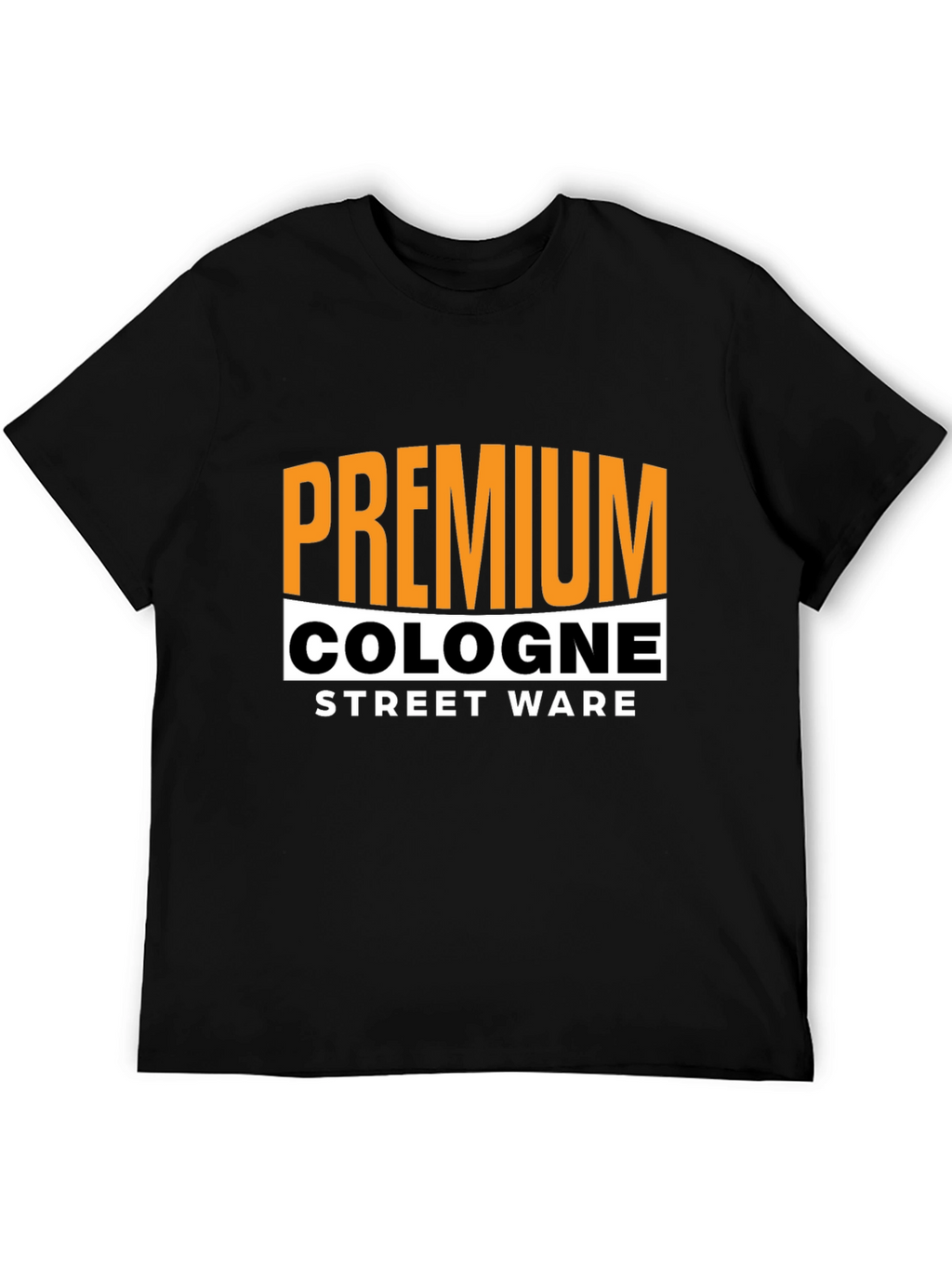Premium Cologne Street Wear Black T-Shirt