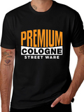 Premium Cologne Street Wear Black T-Shirt