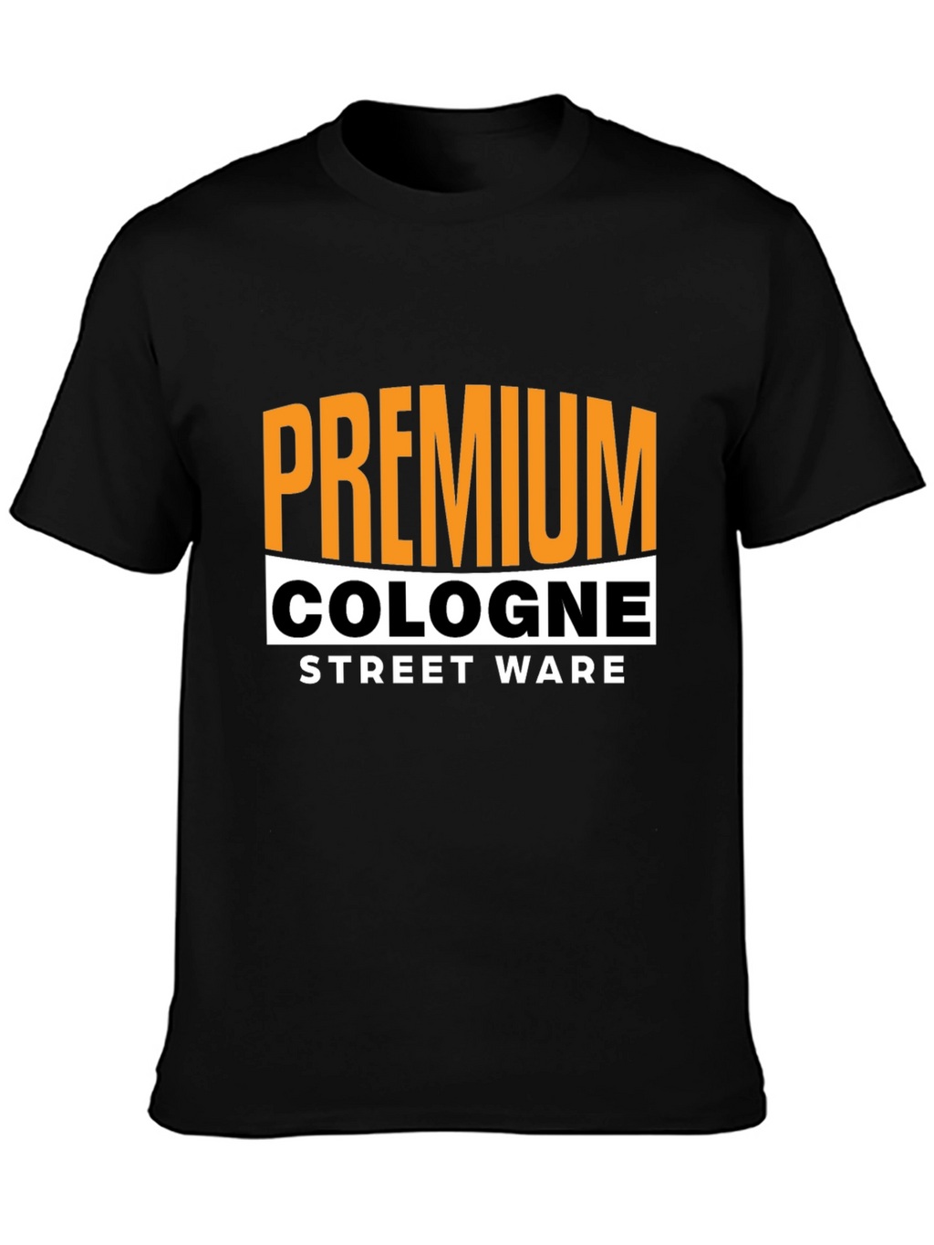 Premium Cologne Street Wear Black T-Shirt