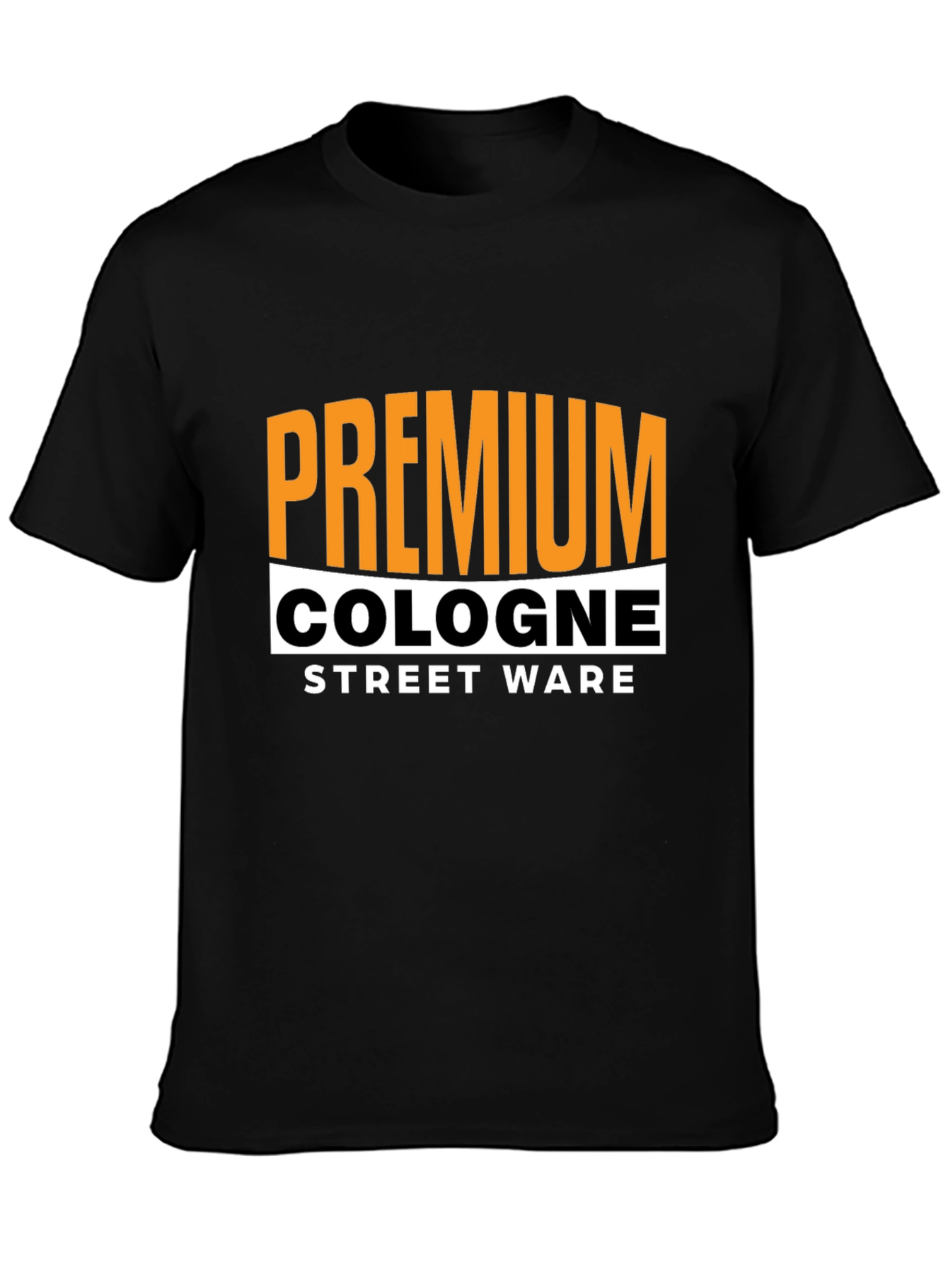 Premium Cologne Street Wear Black T-Shirt