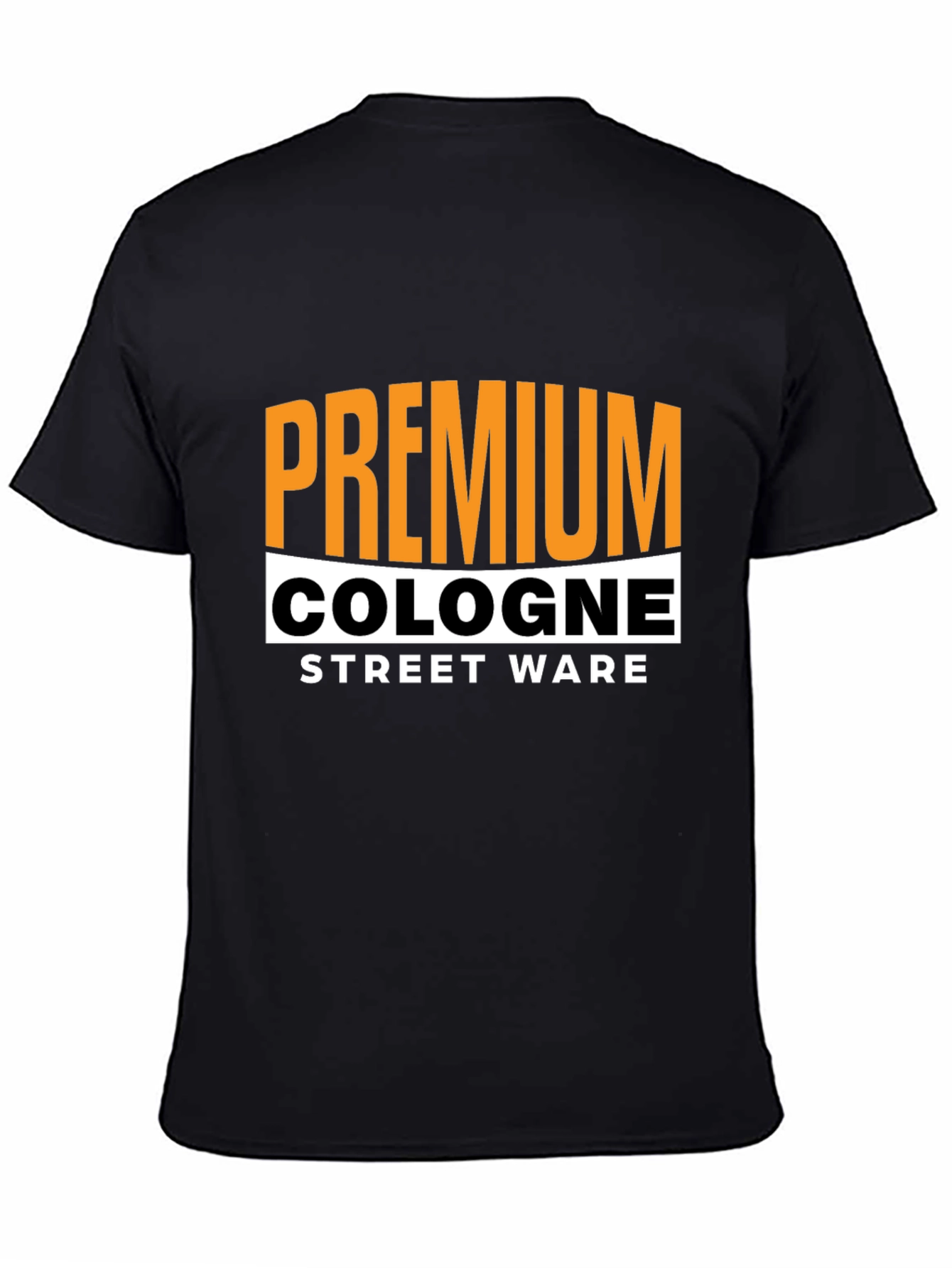 Premium Cologne Street Wear Black T-Shirt