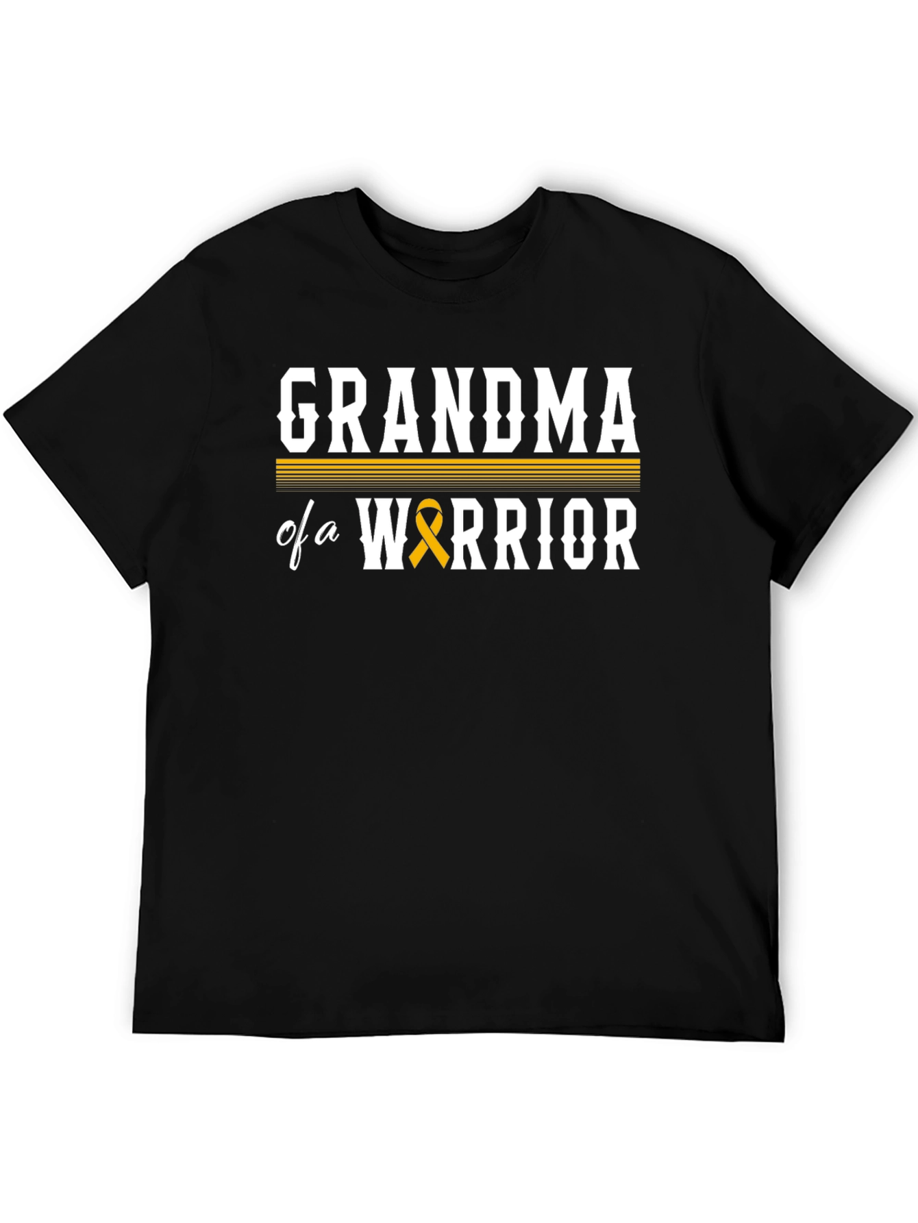 Grandma of a Warrior T-Shirt - Childhood Cancer Awareness