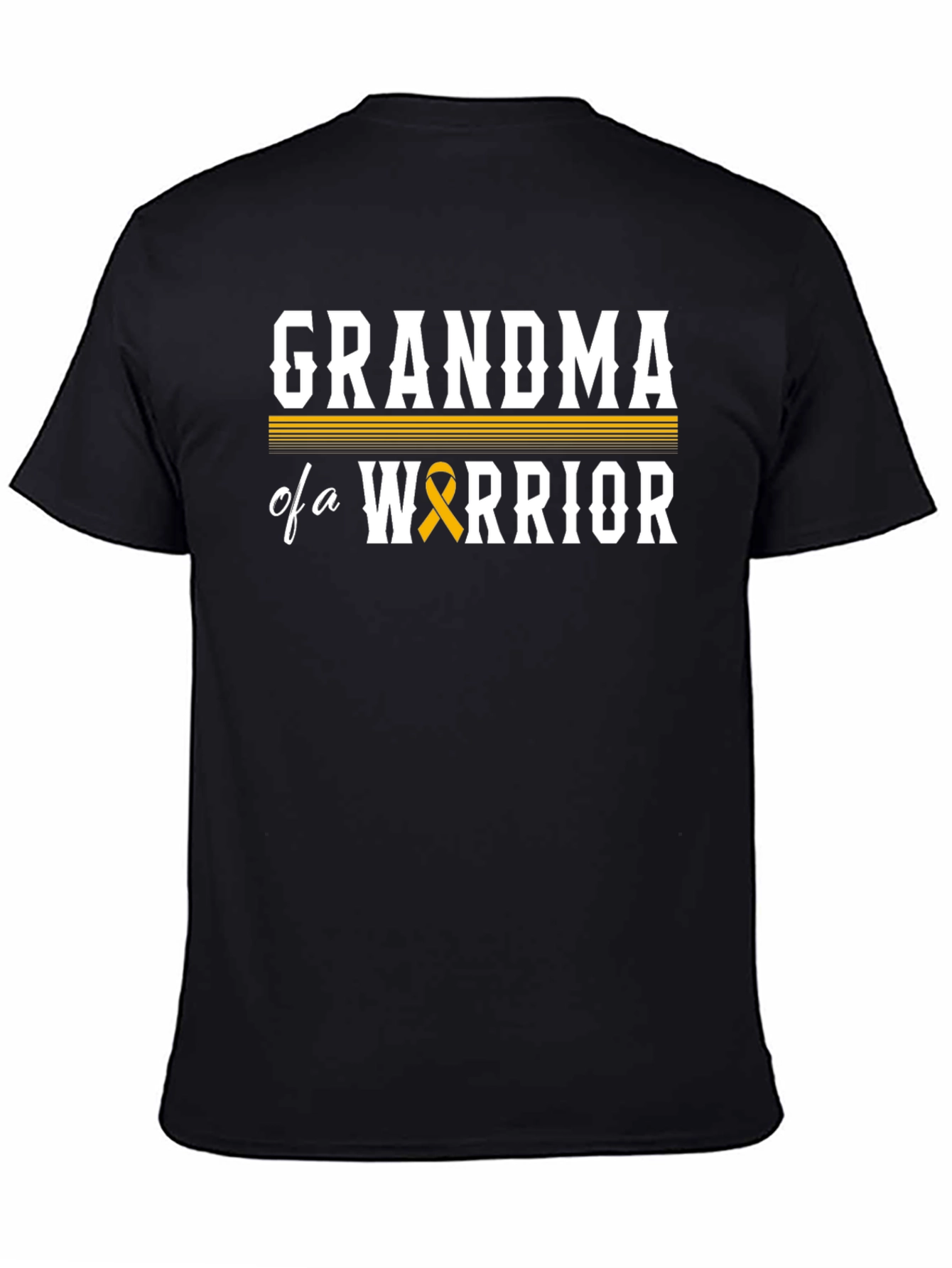 Grandma of a Warrior T-Shirt - Childhood Cancer Awareness