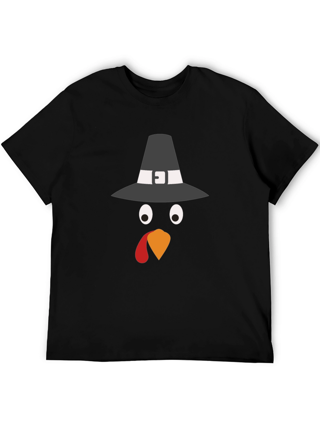 Thanksgiving Turkey Pilgrim Hat Graphic Tee