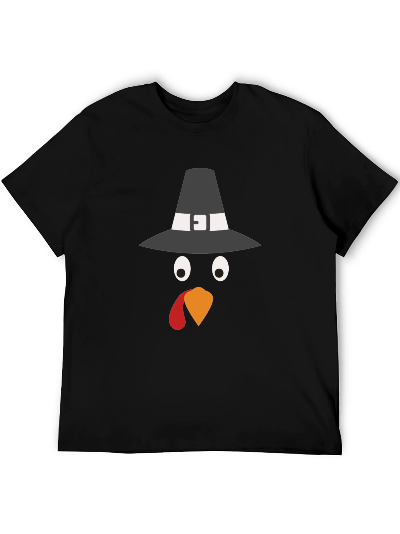 Thanksgiving Turkey Pilgrim Hat Graphic Tee