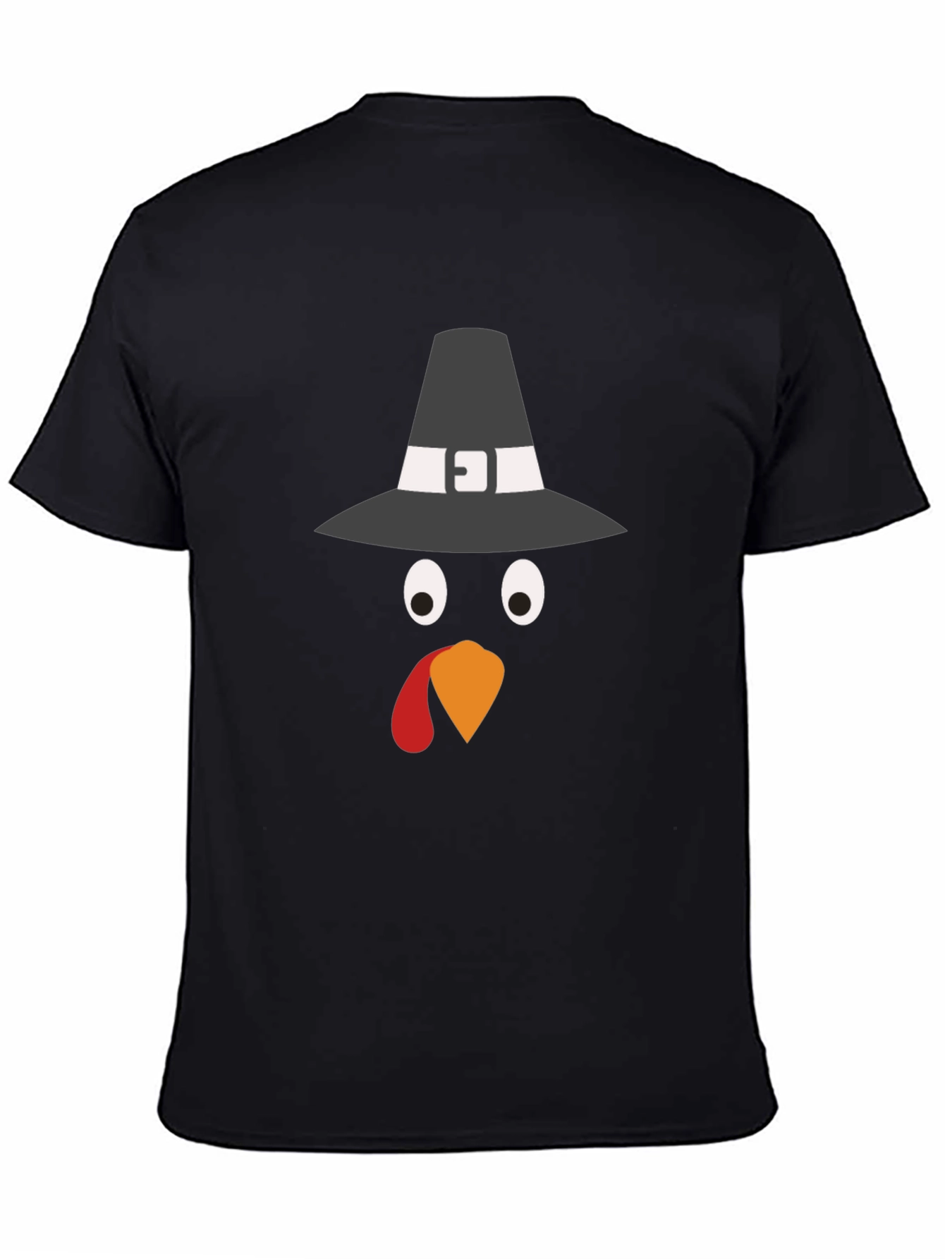 Thanksgiving Turkey Pilgrim Hat Graphic Tee