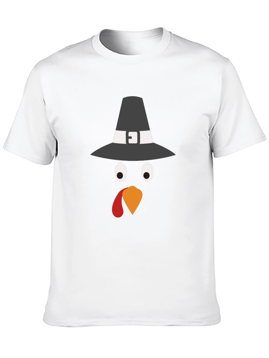 Thanksgiving Turkey Pilgrim Hat Graphic Tee