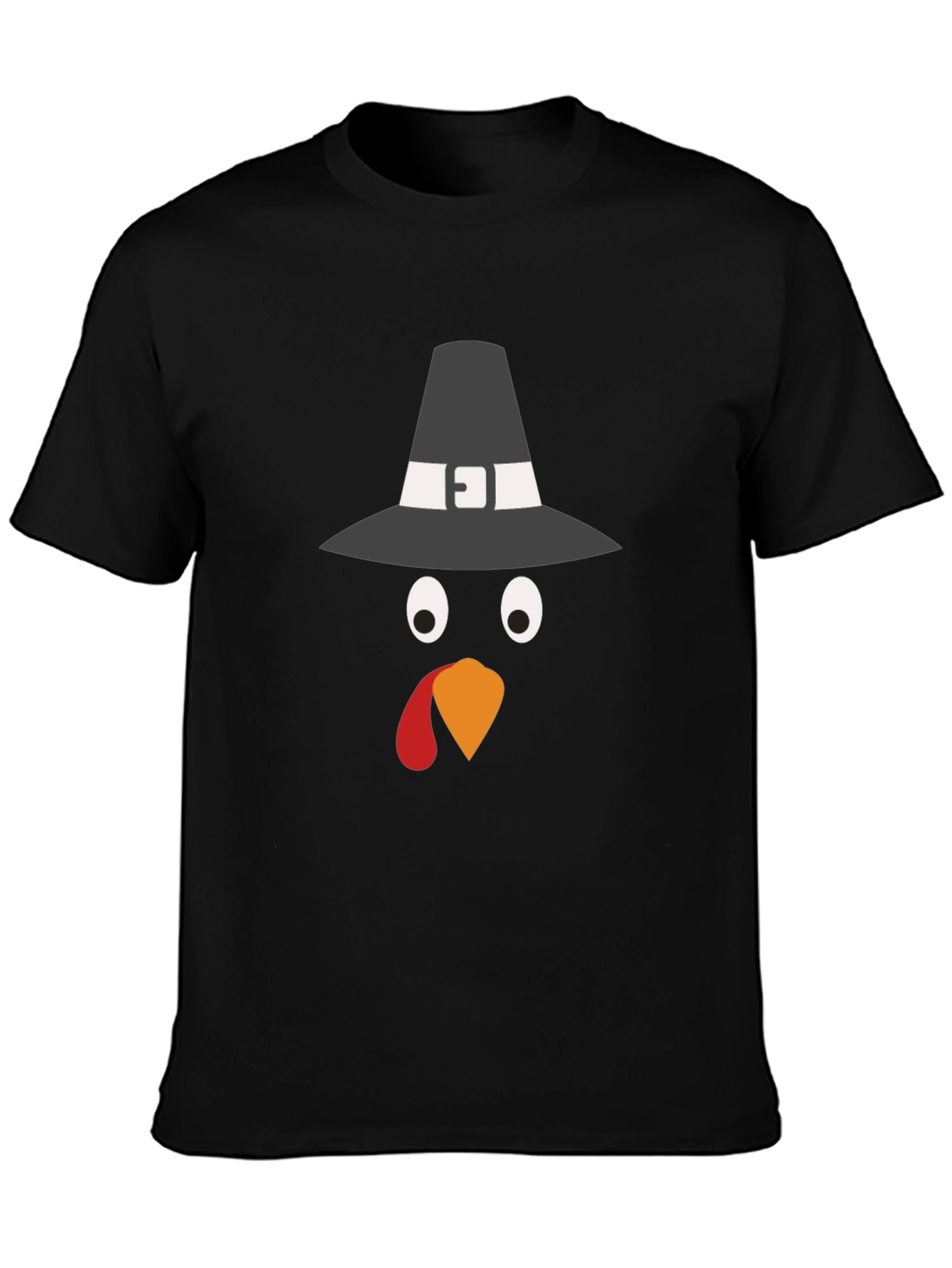 Thanksgiving Turkey Pilgrim Hat Graphic Tee