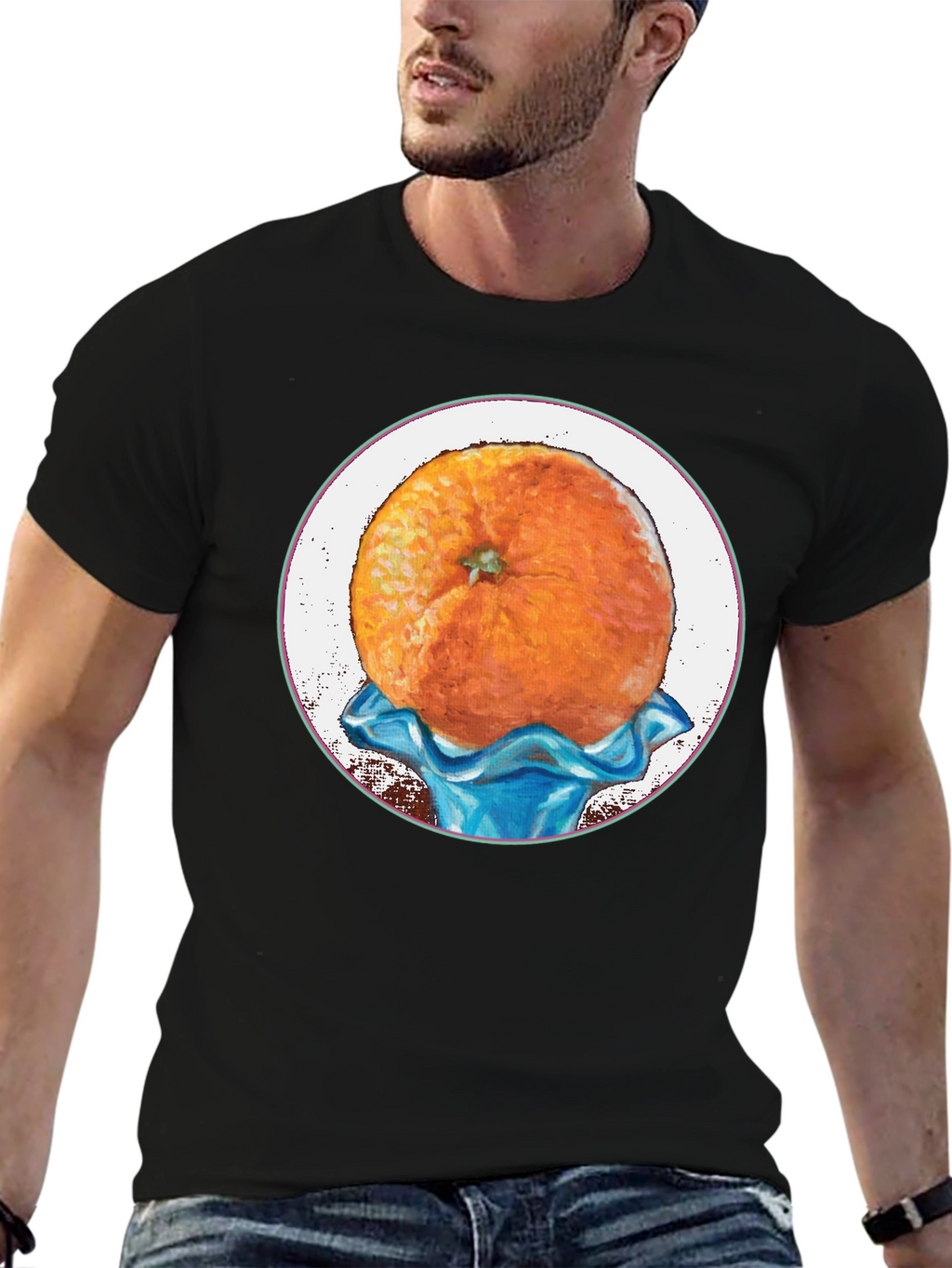 Orange Fruit Graphic Tee - Unique Design