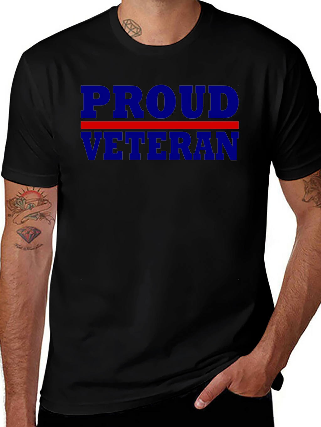 Proud Veteran T-Shirt - Patriotic Graphic Tee