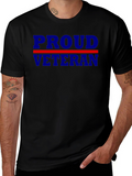 Proud Veteran T-Shirt - Patriotic Graphic Tee