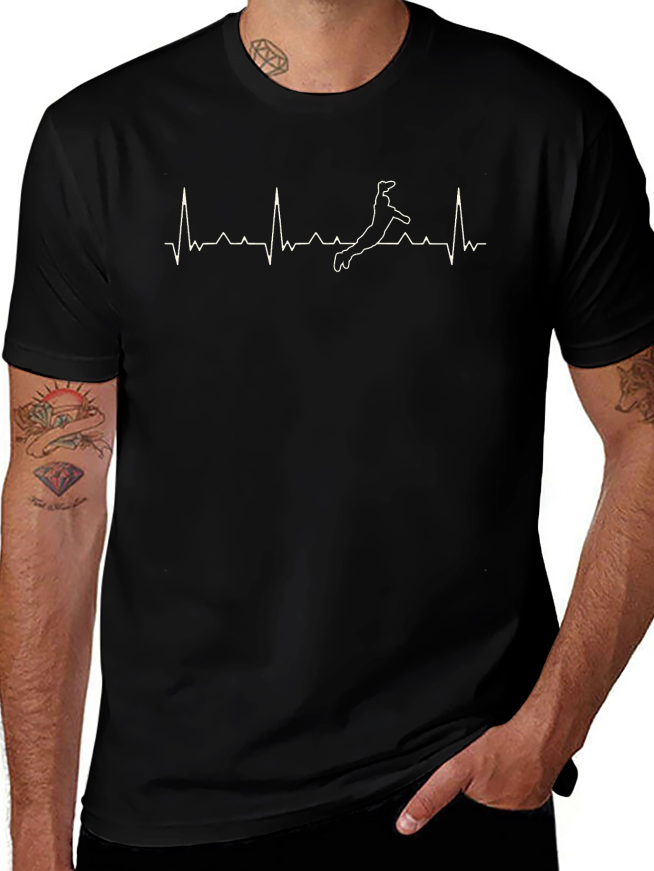 Heartbeat Soccer Player T-Shirt